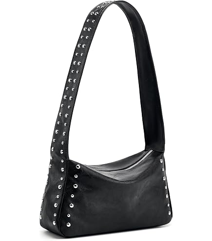 Vhitler Studded Purses Y2k Shoulder Bag 90s Punk Women Small